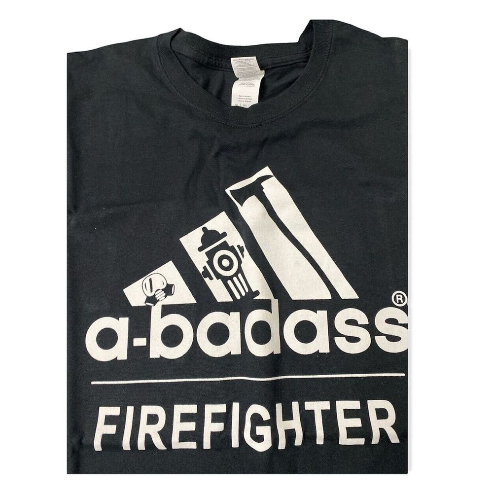 A Badass Firefighter - Soft Next Level Triblend Mens Tee 2XL